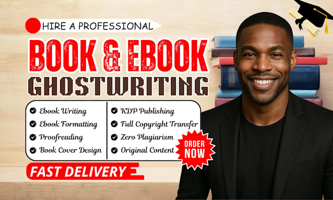 be your ghostwriter, book and ebook ghostwriter, book writer
