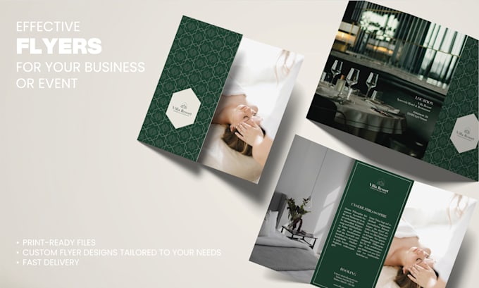create a custom, modern flyer