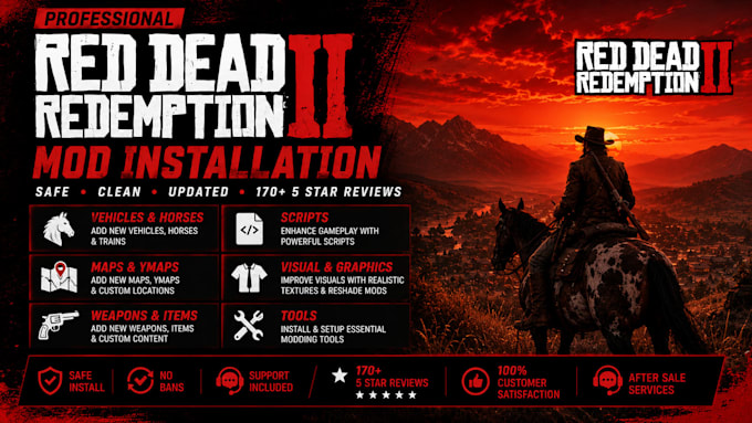 install mods in rdr2 story mode PC