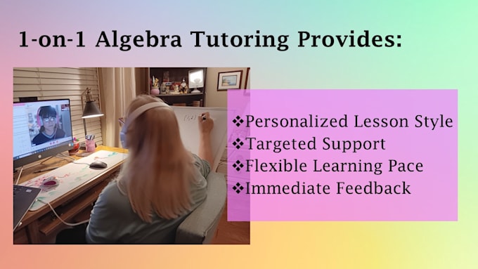 be your summer school algebra tutor
