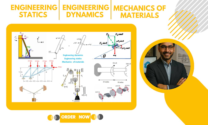 Help in engineering statics, dynamics, mechanics of materials by Qammar ...