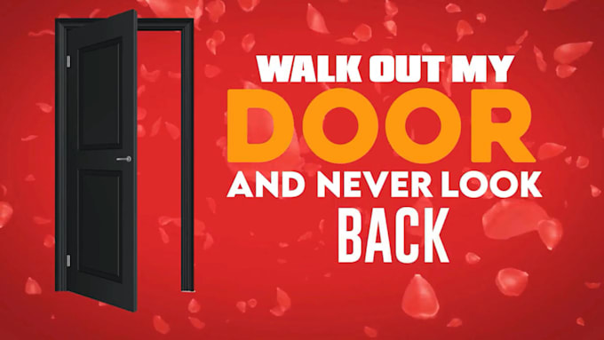 design unique and animated lyric video