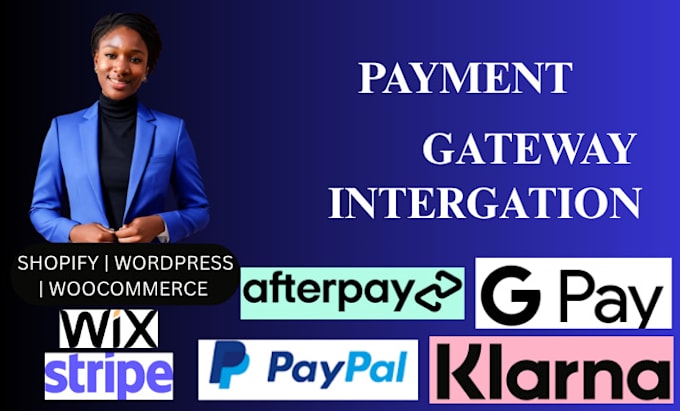 integrate klarna stripe paypal apple pay afterpay in shopify or wordpress