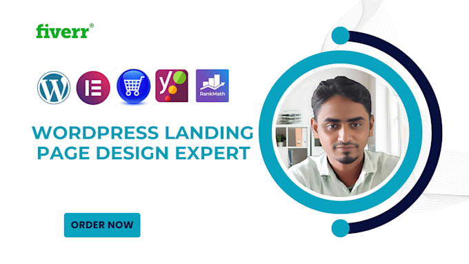design a responsive wordpress landing page using elementor pro