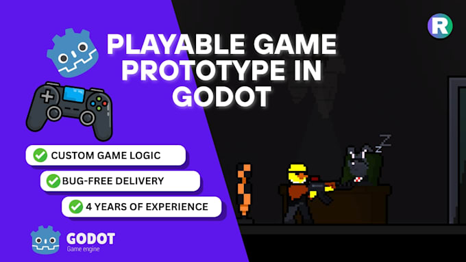 create a godot game prototype