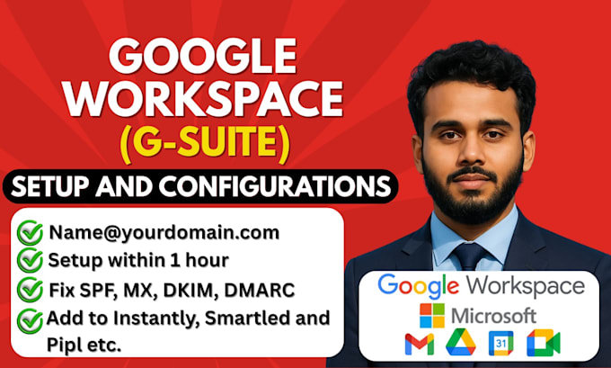 google workspace and ms 365 account setup with full support