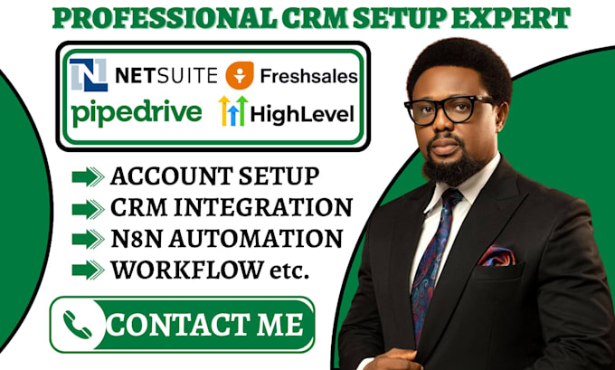 setup netsuite freshsales zoho automation one pipedrive  gohighlevel integration