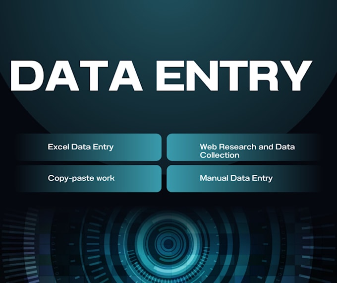 do data entry, virtual assistant tasks and data processing
