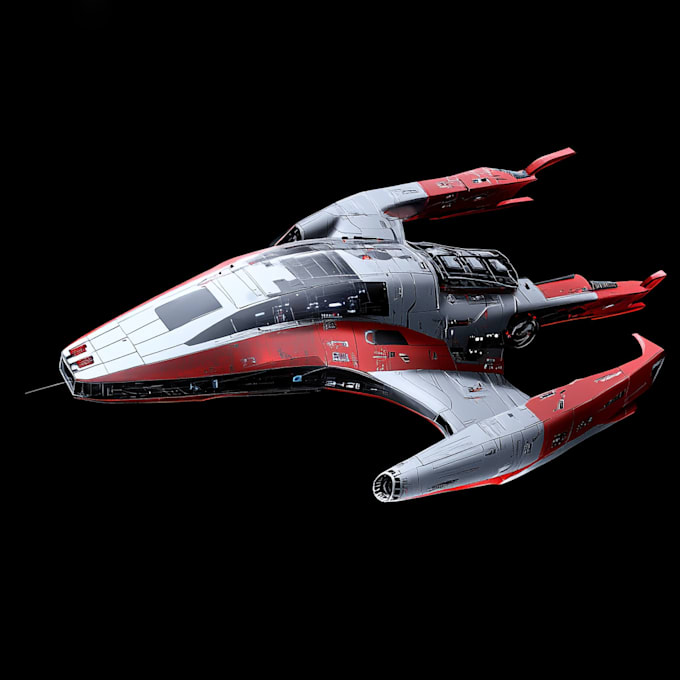 draw custom spaceship sci fi steampunk nft