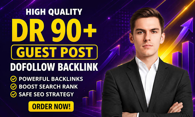 creat dr 90 dofollow backlinks for improve website authority and trust