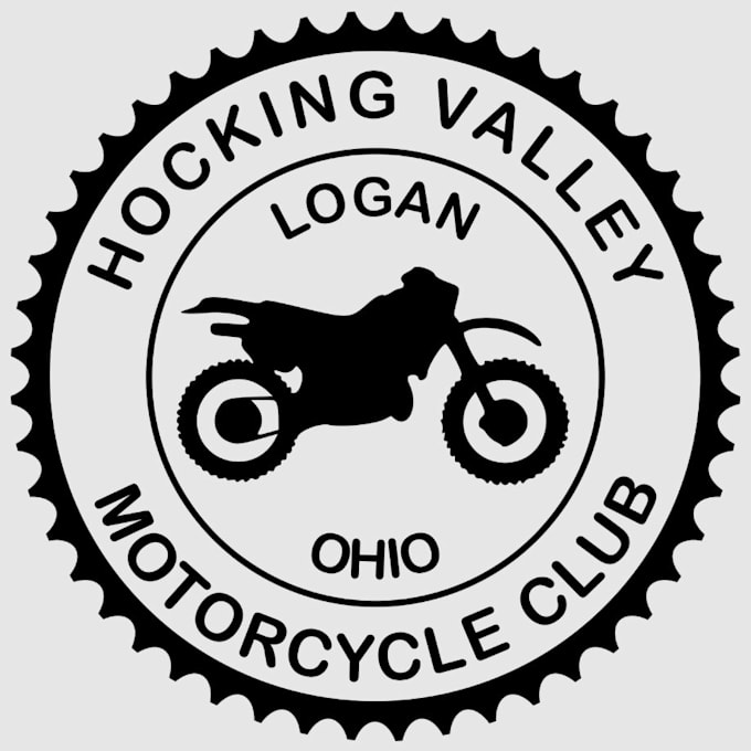 design creative motorcycle club logo