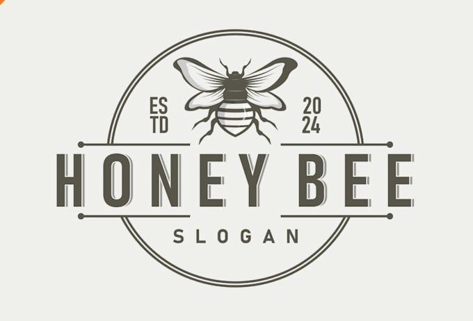 design a exclusive honey bee logo
