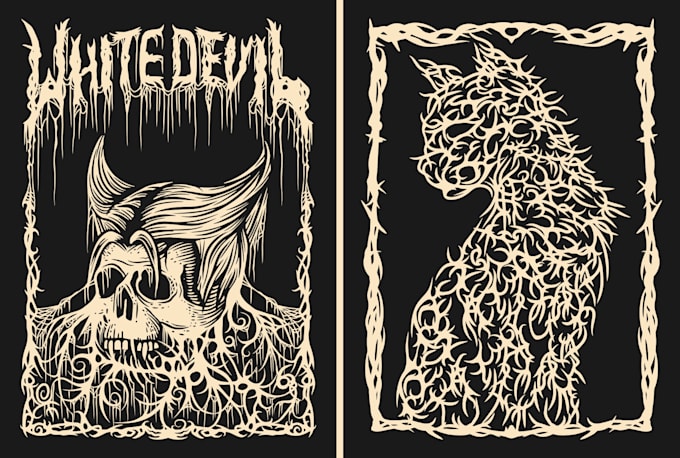 draw dark art gothic illustrations