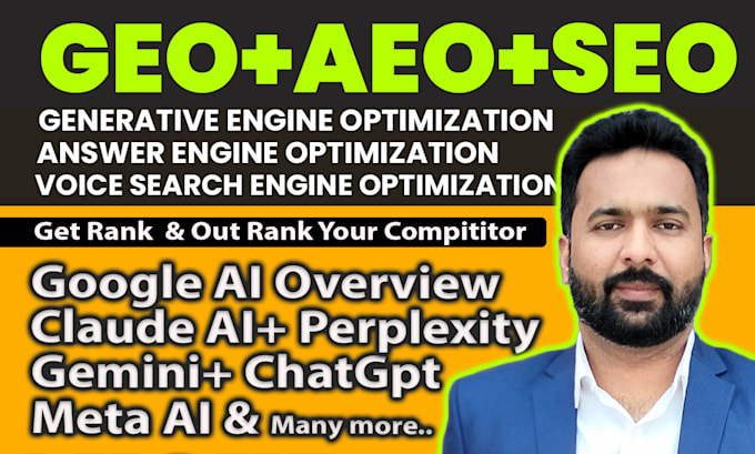 do GEO aeo SEO for google, chat gpt, gemini and voice search to rank website