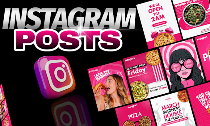 design instagram posts and social media graphics