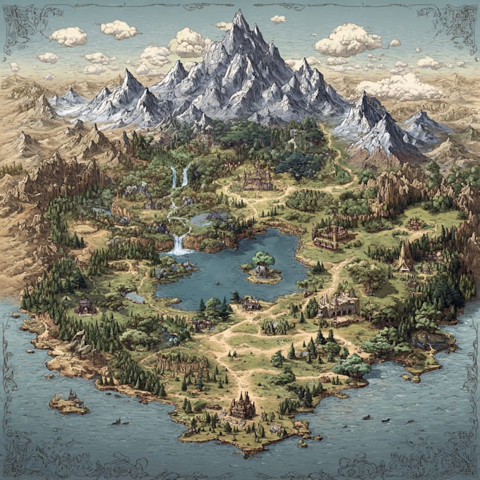 create your fantasy city map