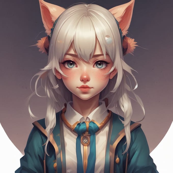 make cool portrait anime art