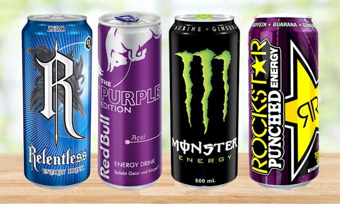 create professional beverage, soft drink and soda can labels