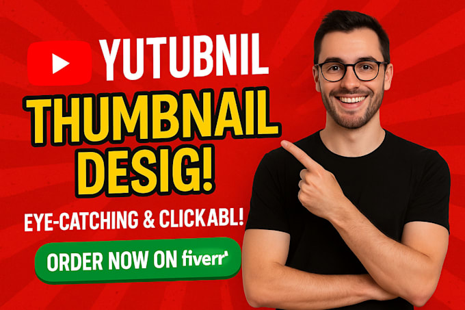 Create youtube thumbnails that help you rank 1st by Nusha2001 | Fiverr