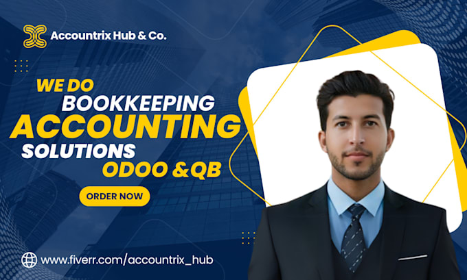 do implementation accounting bookkeeping in odoo, quickbooks
