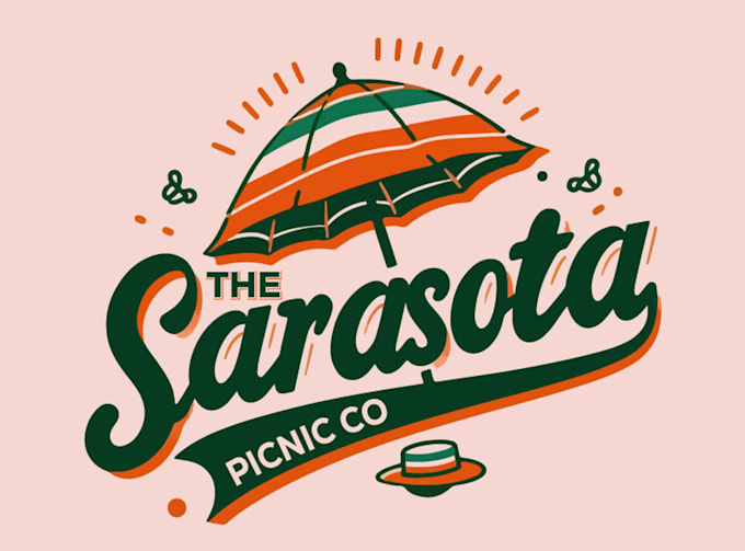 do a unique attractive umbrella logo design for you