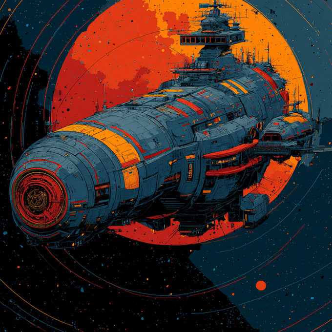 create high quality 3d concept art for vehicles, spaceships