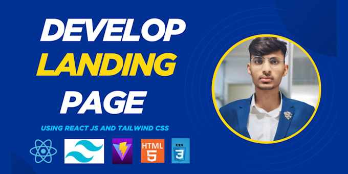 create responsive react landing page with advanced styling