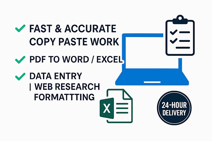 Help with copy paste, data collection, and web research tasks by ...