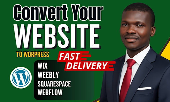 clone or convert wix, weebly, webflow, squarespace to wordpress website