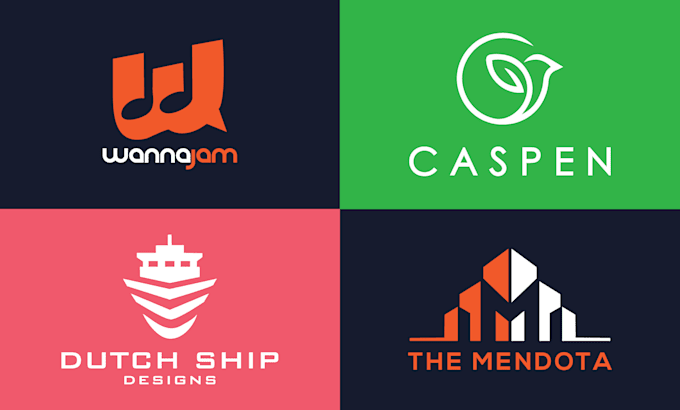 do modern minimalist business logo design and brand identity