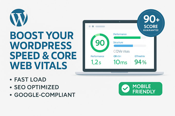 optimize wordpress core web vitals, pagespeed and gtmetrix for faster load times
