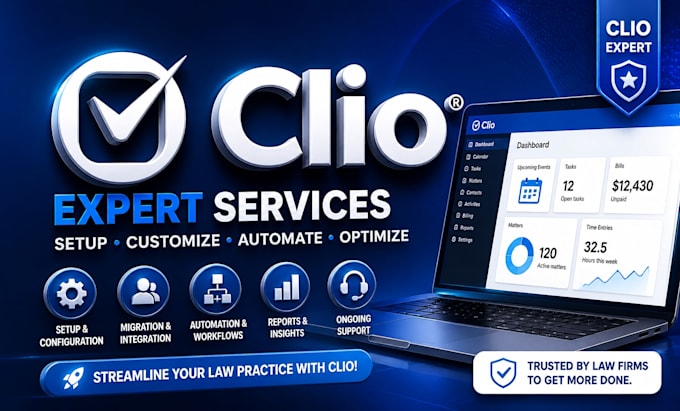 Clio expert set up and optimize clio for your law firm workflows and ...