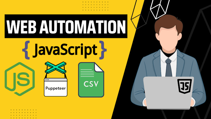 make web automation bot using javascript and puppeteer