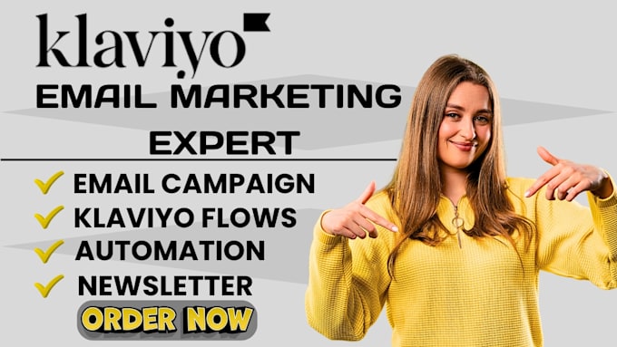 set up klaviyo email flows, newsletters, campaign and sales funnels for shopify