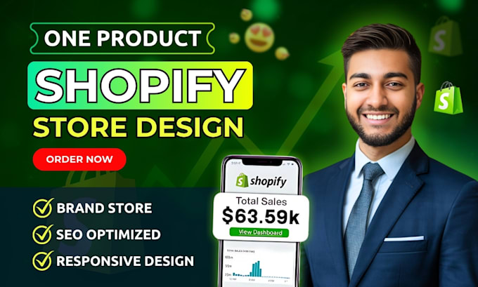 build one product shopify store, shopify dropshipping store design, shrine theme