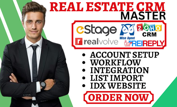 setup estage realvolve drip campaign wise agent rel reply zoho crm automation va