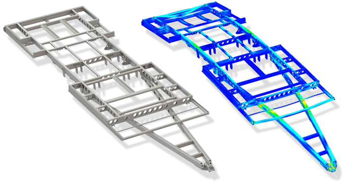 do design and fea for trailers, towbars