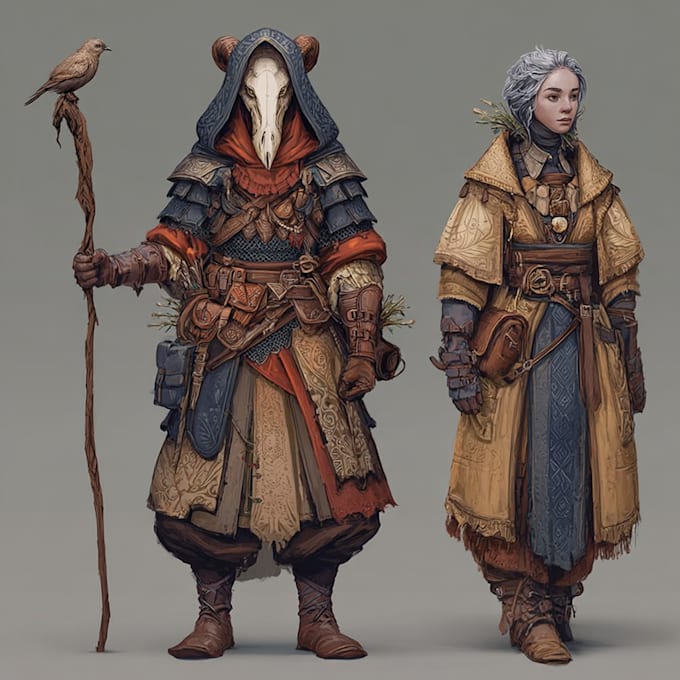 create a fantastic dnd character art