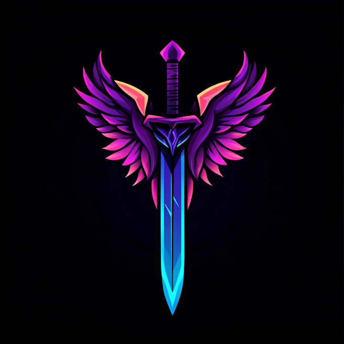 create a fantasy, rpg, nft or sci fi game logo template