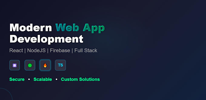 build modern web app using react, typescript, nodejs