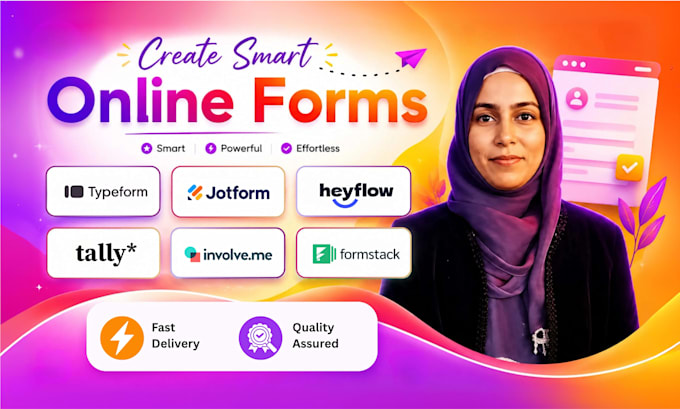 create jotform, typeform, tally, involveme, heyflow, google, survey, custom form