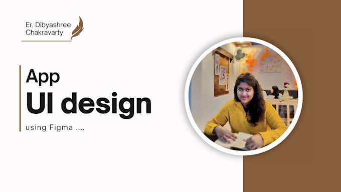 design mobile app UI in figma