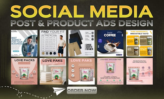 Design eye catching social media posts, banner or product ads by ...