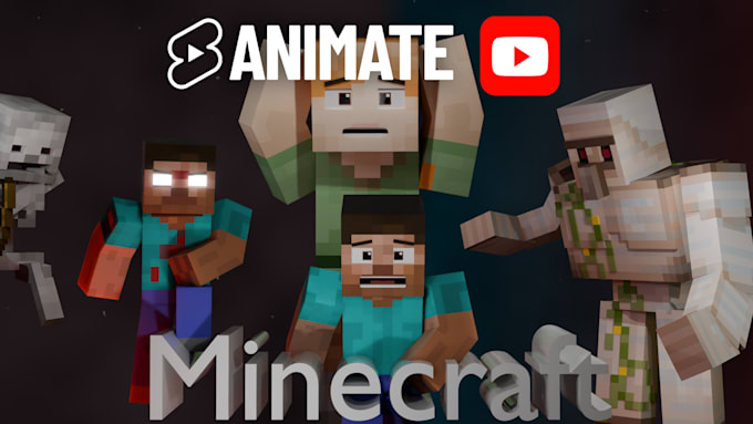 minecraft animation for your social media