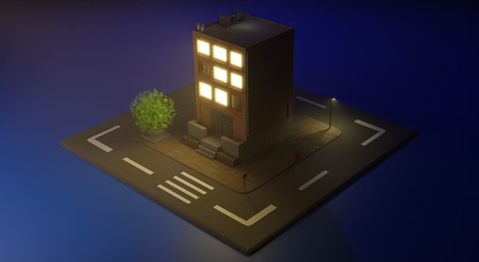 create 3d isometric models for you