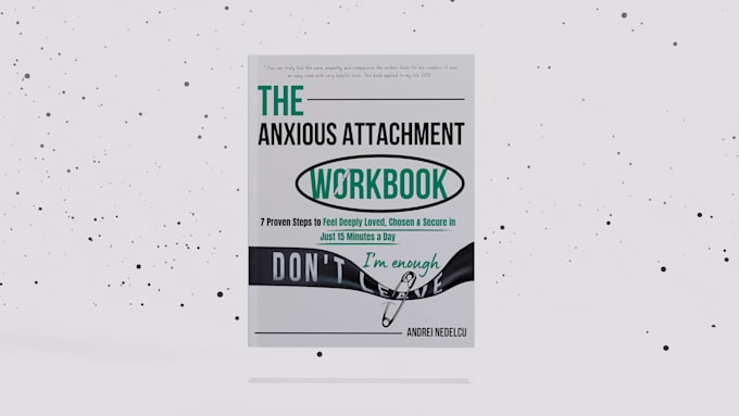 eye catching rotating 3d book  mockup animation