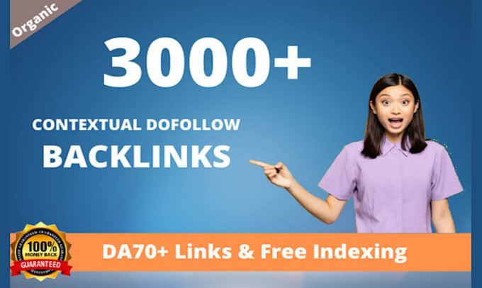 build high quality white hat seo contextual dofollow backlinks da pr tf links