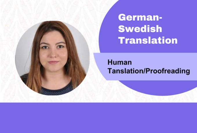 proofread translate from german to swedish best price good quality