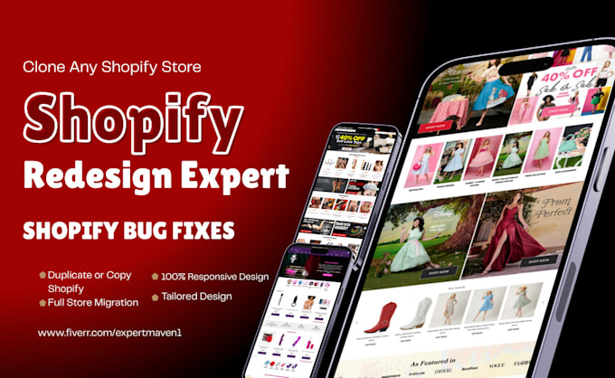 clone, redesign, duplicate, shopify store redesign, shopify website migration