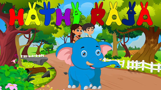 create custom 2d animation for rhymes, stories, and more